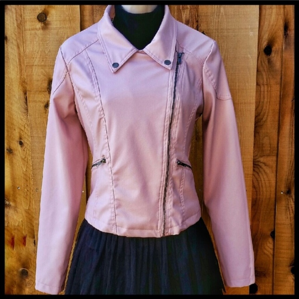 Pink Moto Jacket - Picture 2 of 3